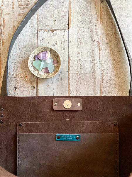 Luna Tote in Taupe