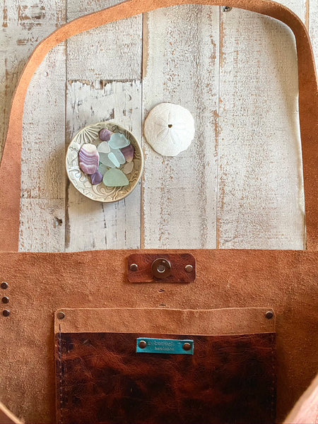 Luna Tote in Chestnut