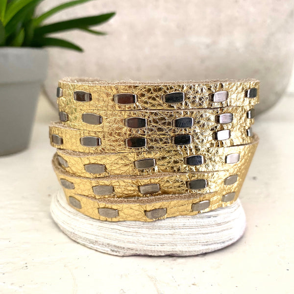 Studded Wrap Bracelets