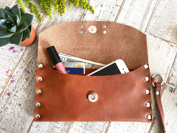 Signature Wallet in Terracotta