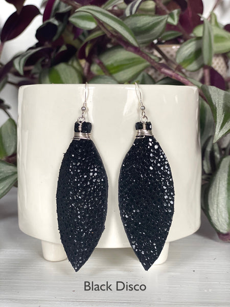 Large Feather Earrings