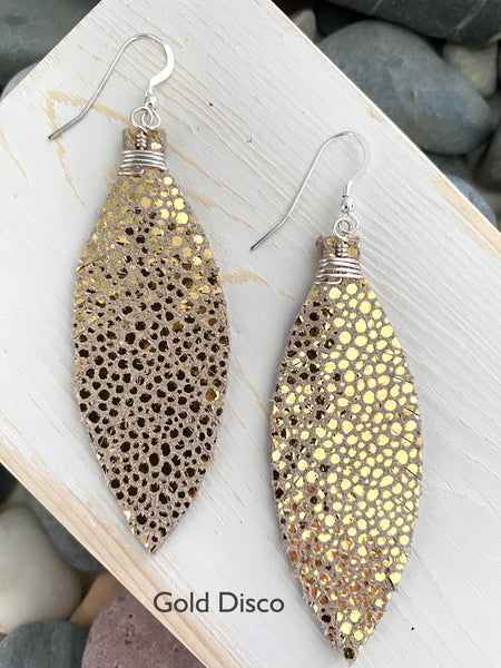 Large Feather Earrings