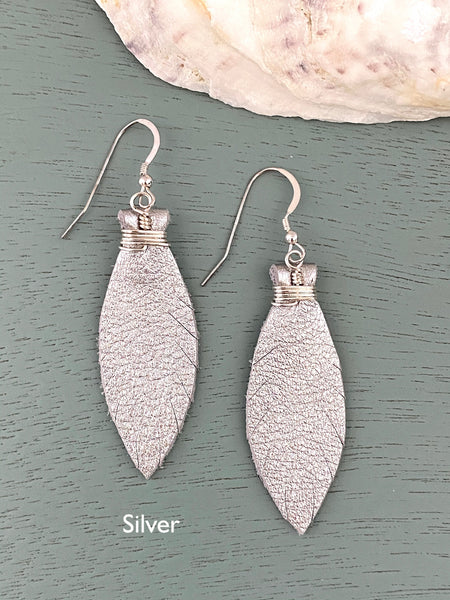 Small Feather Earrings