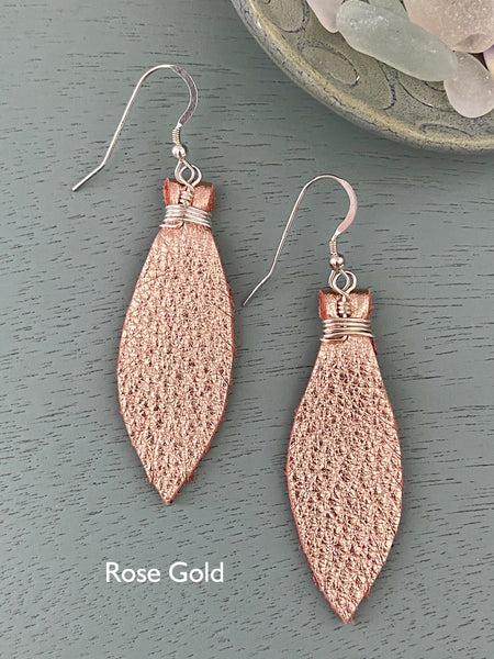 Small Feather Earrings