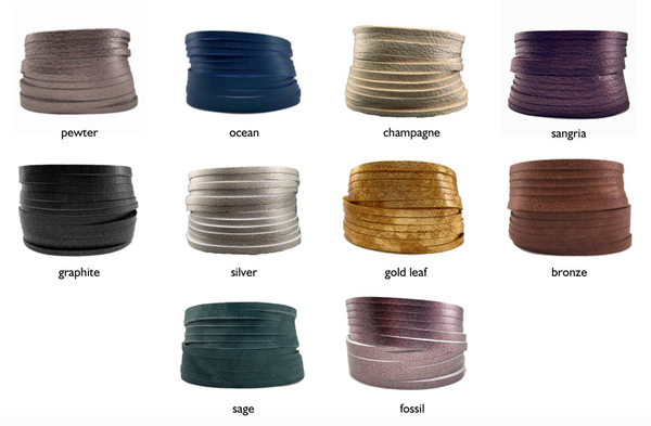 Sliced Wrap Bracelets