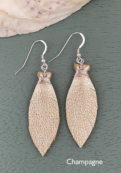 Small Feather Earrings