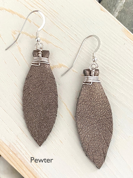 Small Feather Earrings