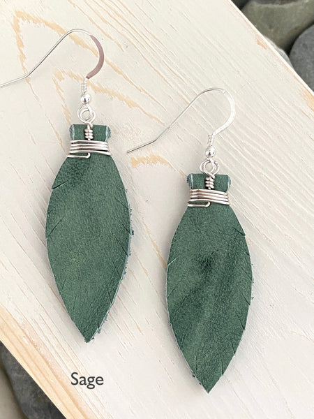 Small Feather Earrings