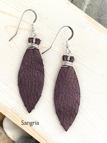 Small Feather Earrings