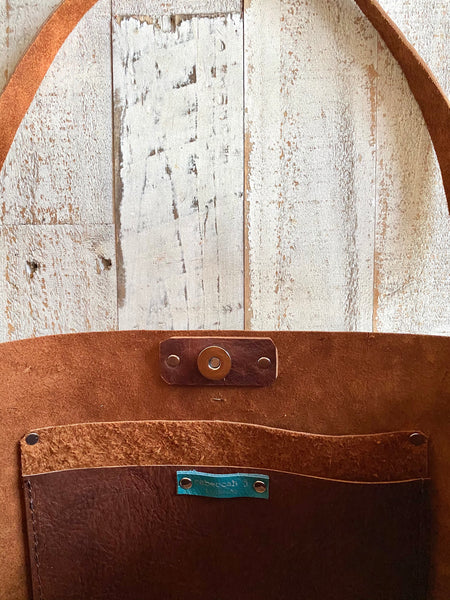 Luna Tote in  Walnut ~ Medium